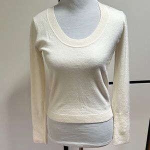 Club Monaco Ivory White sweater short NWT